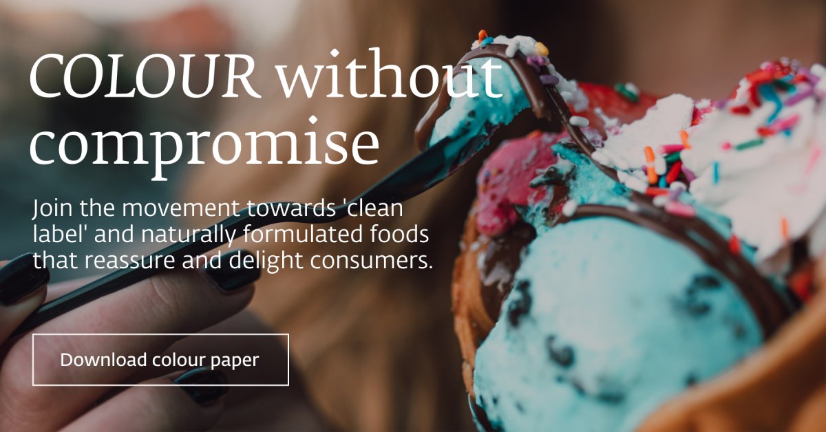Givaudan's tweet photo. Consumers are looking for food experiences that are natural, environmentally friendly, and, by association, healthier &amp; tastier, too. Naturally-sourced colours play an important role in reassuring shoppers, while making them feel good about their choices. https://t.co/BpBmOwt964 https://t.co/uC0KgxKj8y