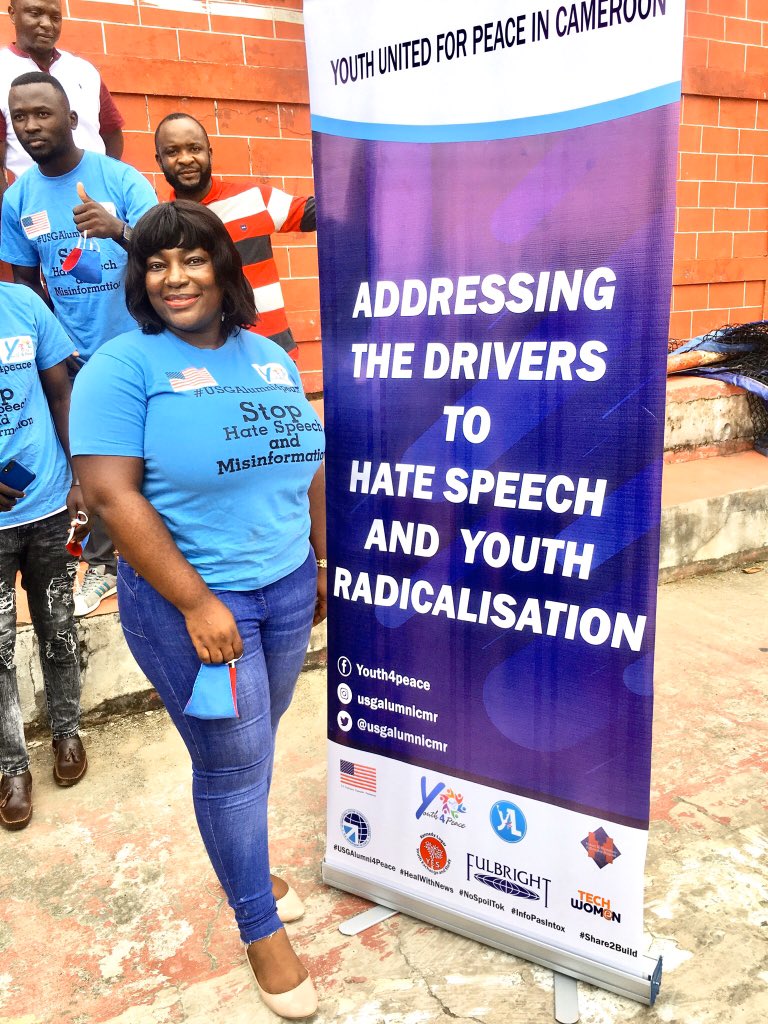 aid_refugee's tweet photo. ARC Peacebuilding Initiative was represented at the Youth4Peace Regional Workshop powered by the US Embassy Cameroon.Our point of focus was on... https://t.co/ZdkNaJ86oP

Together Towards a Better Future 🙌🏽

#notohatespeech 
#spreadlove https://t.co/D7Wkn5qvVi