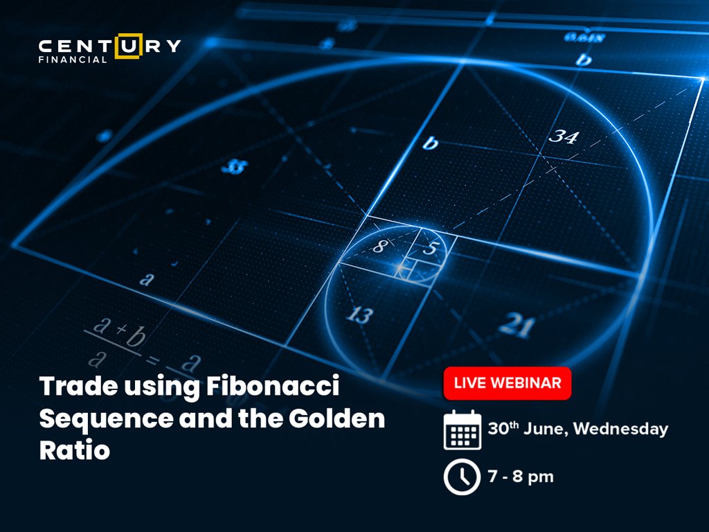 Century_Fin's tweet photo. Wondering how professional traders effectively leverage #Fibonacci sequence to identify potential support &amp; resistance level of the trades?

Join our global #financial market expert for a #webinar to understand #trading strategies using Fibonacci levels.

https://t.co/QqfFvmqYSC https://t.co/ZaJ0YN9SKw