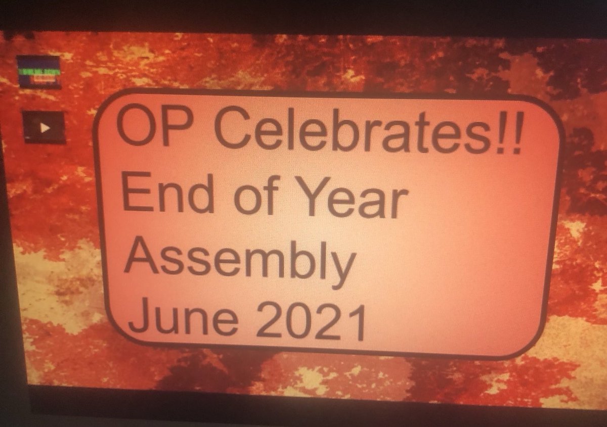 Ready for our end of year Assembly! 💙💛