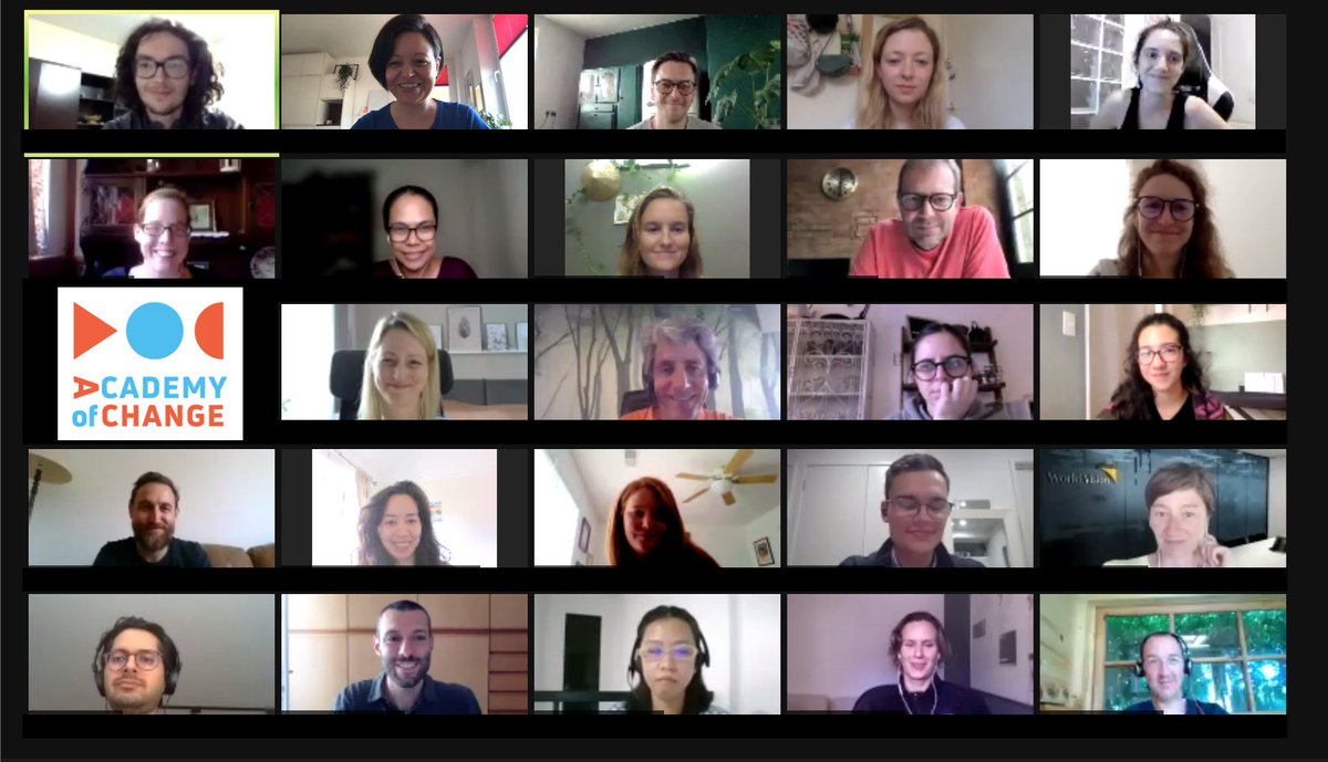 Who is excited about the final workshop of this round of the Academy of Change❓ 🙋‍♀️🙋🙋‍♂️

This week participants will come together to hear from experts bringing #behaviourchange to life, to reflect on the programme experience and to celebrate all that we've learned &amp; shared 💡