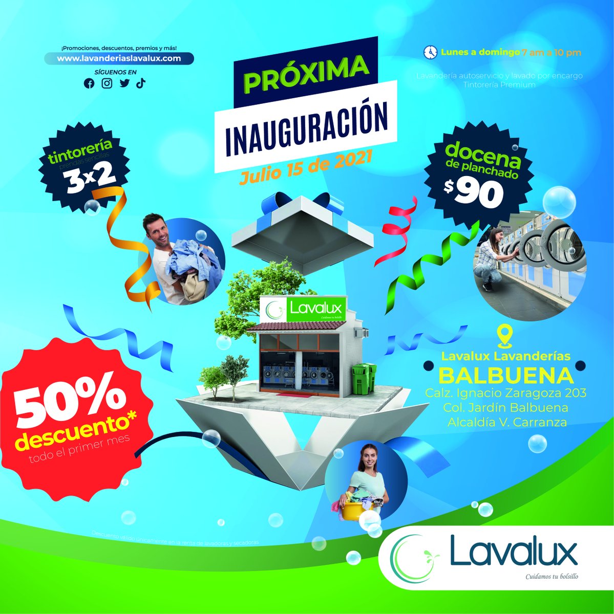 lavalux's tweet photo. #FelizLunes Próximamente apertura en Jardín Balbuena, te esperamos, contaremos con grandes promociones https://t.co/9dt8iSRcc2