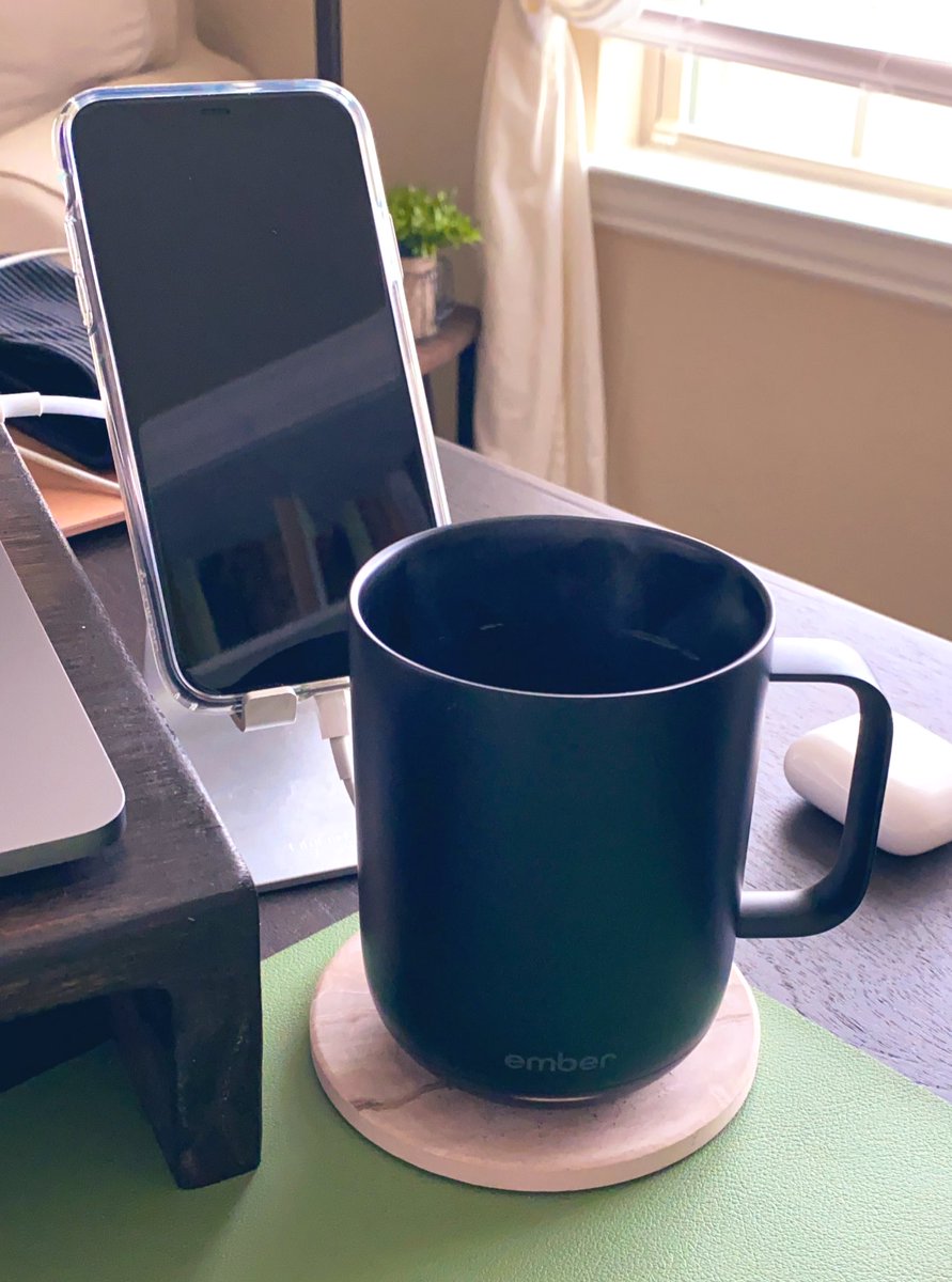 GendreauS's tweet photo. Trying my @Ember_Tech mug for the first time. https://t.co/SCSXkzFAMj
