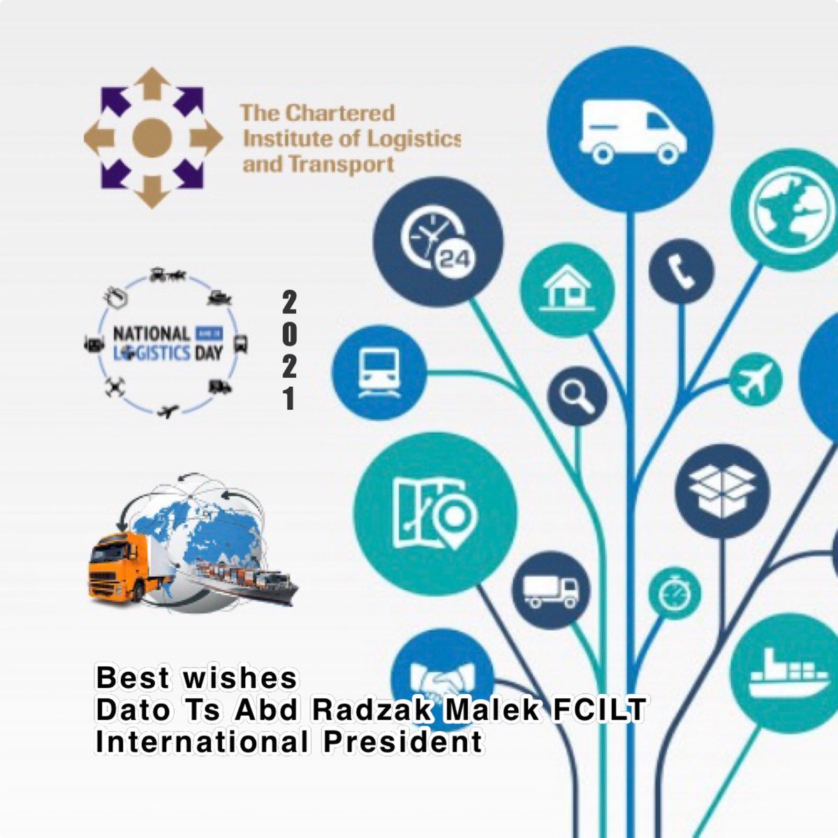 CILT International - The Chartered Institute of Logistics &amp; Transport proudly wishes the National Logistics Day 28 June 2021. An annual day to recognize and appreciate the importance of the logistics industry in the global and our national economies. #StrongerTogether