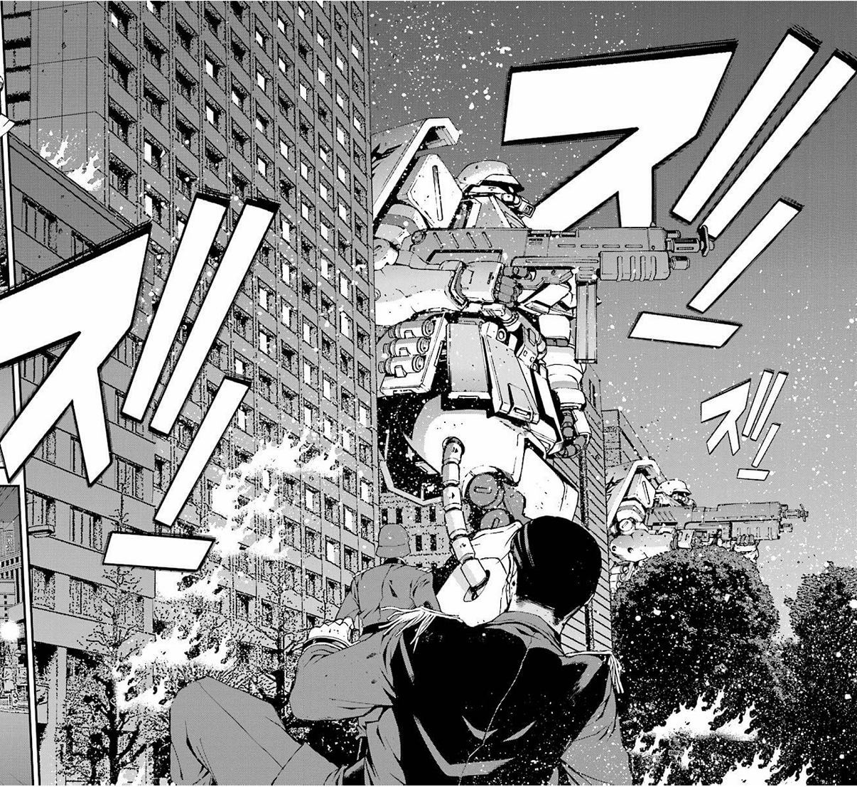 Dragoner 1日目東シ77b 閃光のハサウェイの洗礼された未来風景がある世界 で思い出したんですが 同じガンダム作品の ギレン暗殺計画 だと ジオン公国首都ズム シティの光景が まんま霞が関周辺なんですよね 帝国劇場あたりを左右反転してジオンの