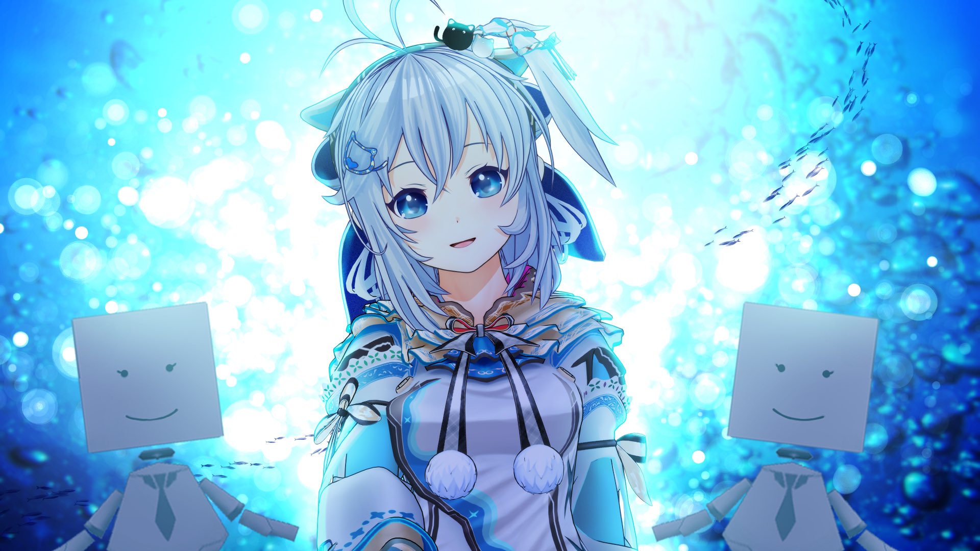 電脳少女シロ Na Tviteru あのね みんなのパソコンにお邪魔できたら嬉しいなって 癒し系の深い色になってます 目に優しい 彩度の低い色味なので よかったら癒されてね T Co Bmcjc7zqfs Tviter