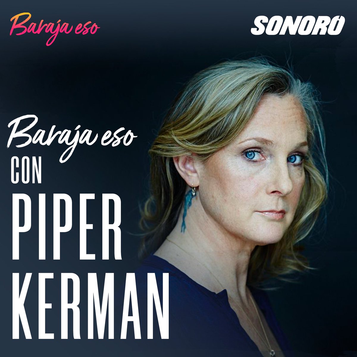 MsLauraGomez's tweet photo. My new #podcast #BarajaEso -produced by @SonoroPodcast- is mainly in Spanish but today we are honored that our first English episode is with @piperkerman, author of the memoir @OITNB, which became the basis for the iconic @netflix show: https://t.co/fxYK5FziuG #oitnb #piperkerman https://t.co/UtbT5DXJ6A
