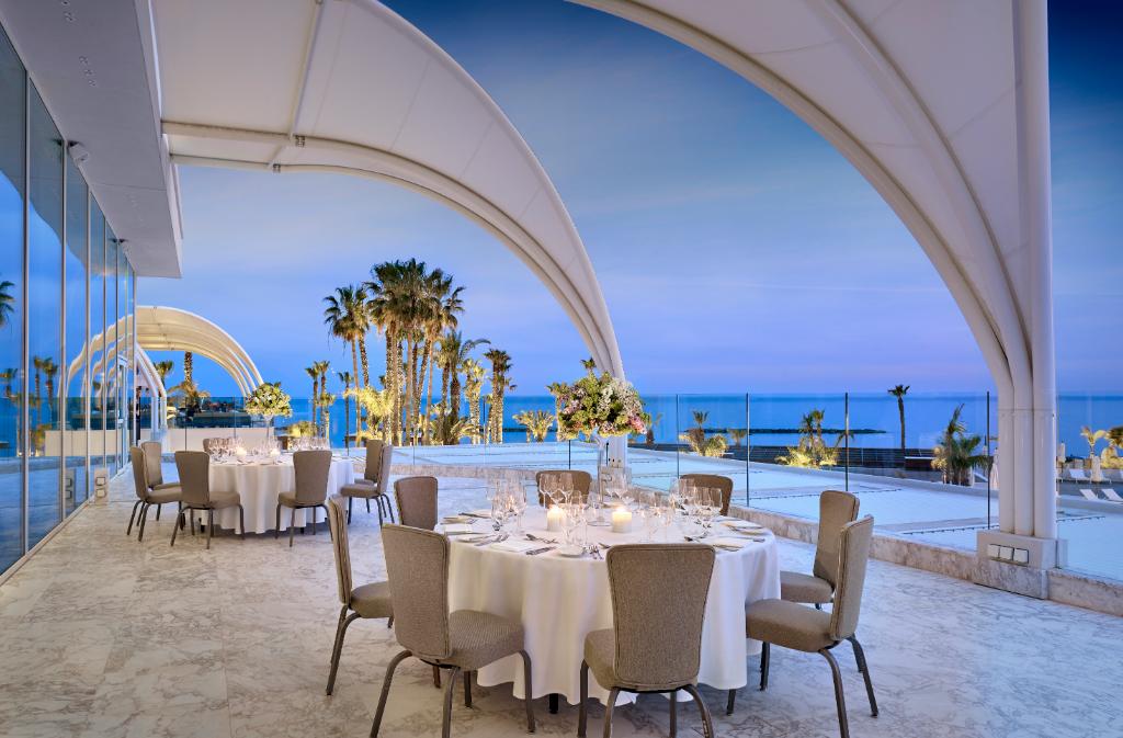 Stylish and Adaptable - The Park Room is perfect for events for up to 280 guests. The adjacent Park Room Terrace offers an enriching outdoor alternative with panoramic sea views. #parklanecyprus #limassol #Cyprus #luxuryholidays #marriottbonvoy #parklaneexperience
