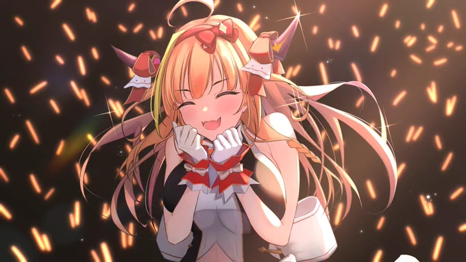 たくさんの方々からお祝いのメッセージをいただいて感無量です!
一つ一つに返信をするのは難しいので、代わりに勢い余って描いちゃった別案を投稿させてもらいます!

#みかじ絵
#桐生ココ 
