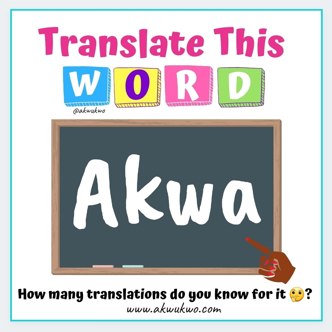 AkwukwoLLC's tweet photo. Bịa zaa nu o (come answer please). Tagya kwa (also tag) folks to answer 😁 

Biko, jụọ ụmụ gị (please ask your kids) and patiently #Igborize them with similar words/phrases 👍🏾. Ọ dị mkpa (it's important) ❤️

#AkwukwoAsks #Igborizing #Igbotic https://t.co/BhOSGzH0Et