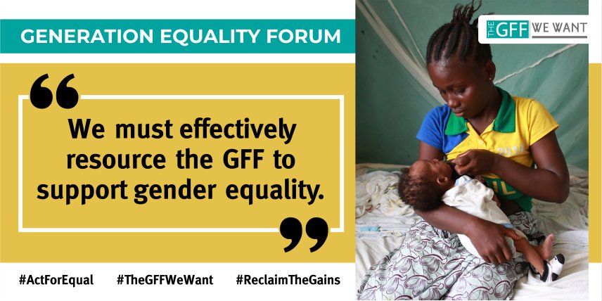 Networks of SRHR and women's health, and youth partners are vital to the GFF and to building a more sustainable future rooted in gender equality.#ActForEqual #TheGFFWeWant #ReclaimTheGains 
@emmanuelMacron  @DanishMFA @FlemmingMM @EU_Commission @ThierryBreton @USAIDGH @PowerUSAID