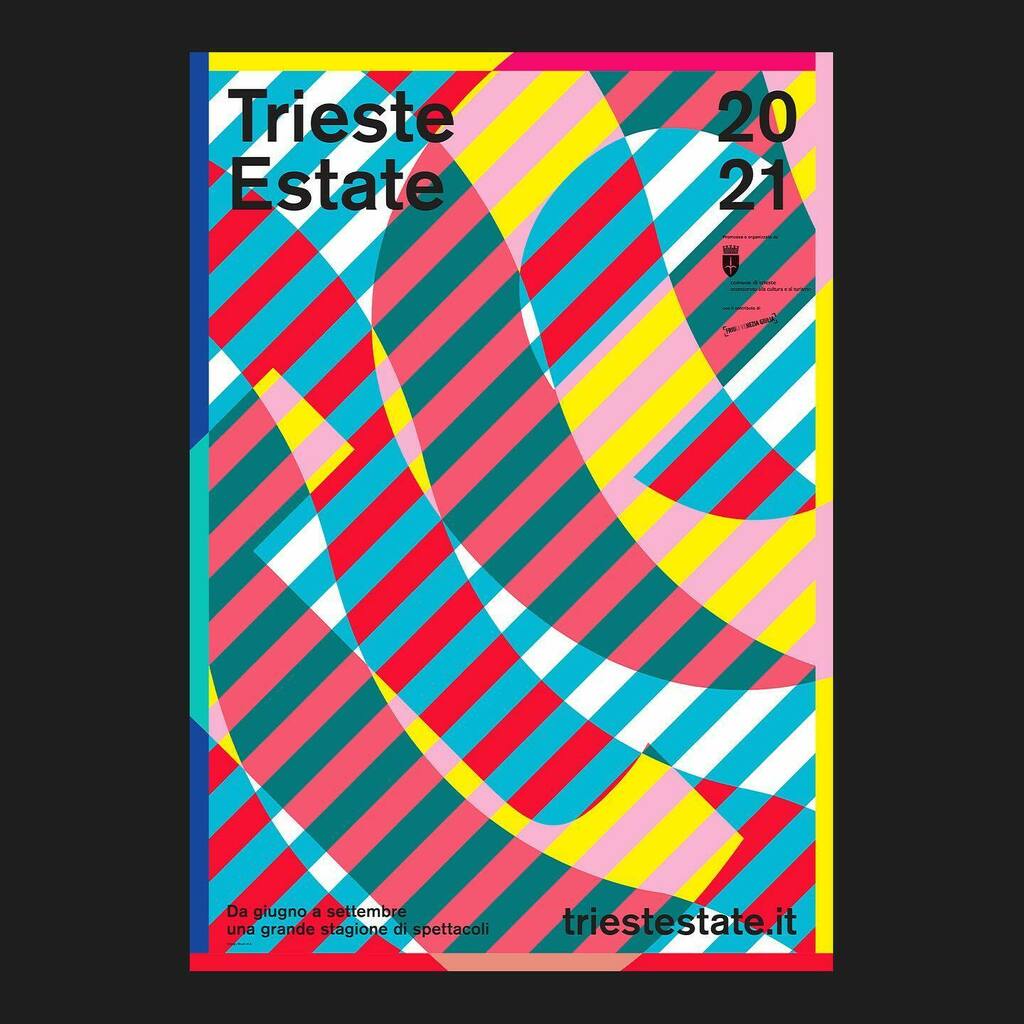 Trieste Estate, the summer festival of the beautiful maritime city of Trieste, is BACK 🍋✨☀️ with over 120 events, from theatre to concerts and cinema. This is the 7th year we are designing the communication, and yes coming up with 3 posters for ever… instagr.am/p/CQqkBsqLf5u/