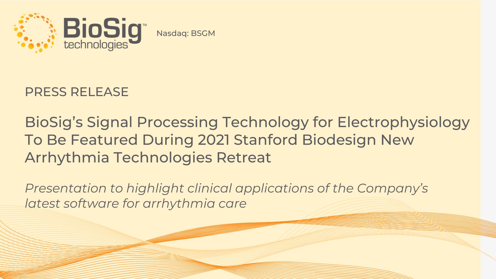 BioSig Technologies on Twitter: