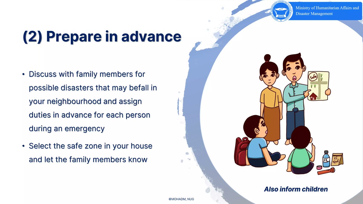 mohadmNUG's tweet photo. .@mohadmNUG has published the facts needed to follow for household level preparation of a disaster in Myan-Eng version. Both versions can be downloaded in ministry's website. 
Thread (1/2)
#WhatsHappeningInMyanmar https://t.co/FFvdbQ8yof