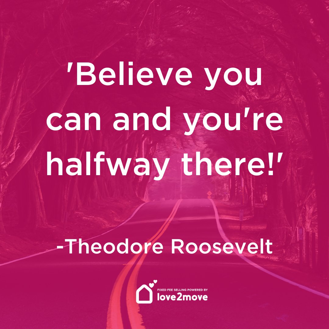 'Believe you can and you're halfway there.'
-Teddy Roosevelt

#MondayMotivation #positivity #yougotthis