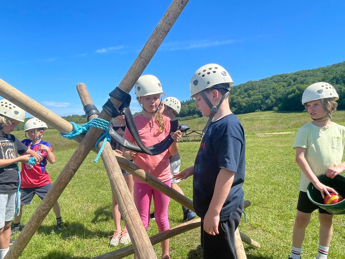 Fantastic first morning of activities at @brenscombe !🤩🏕🏹🎯☀️ #CastleCourtYear4 #adventure #childhoodmoments #IamCCS #mondaythoughts #CastleCourtCourageous