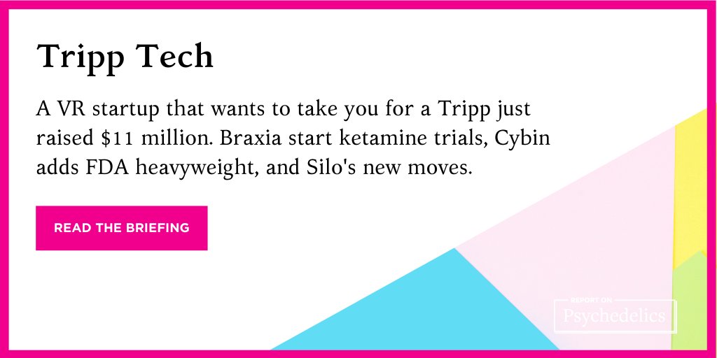 ReponPsych's tweet image. All of the psychedelic news you need this week, explained in The Briefing: reportonpsychedelics.com/tripp-tech/