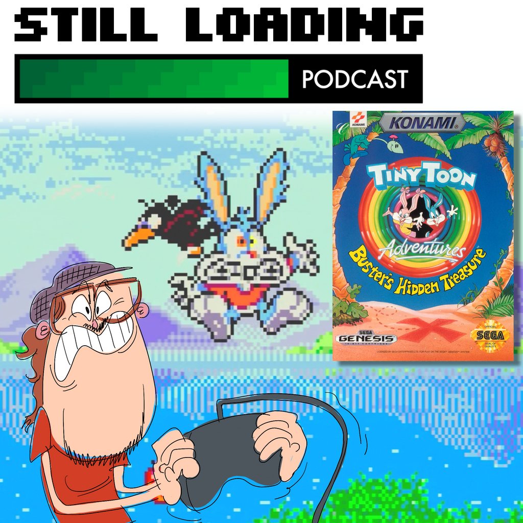 gabe_swarr's tweet photo. New episode of the Still Loading Podcast! Josh and I talk all about Tiny Toon Adventures: Buster's Hidden Treasure for Sega Genesis. https://t.co/AQ1Aaw74pn #podcast #stillloadingpodcast #retrogaming https://t.co/PMvt1hiZvG