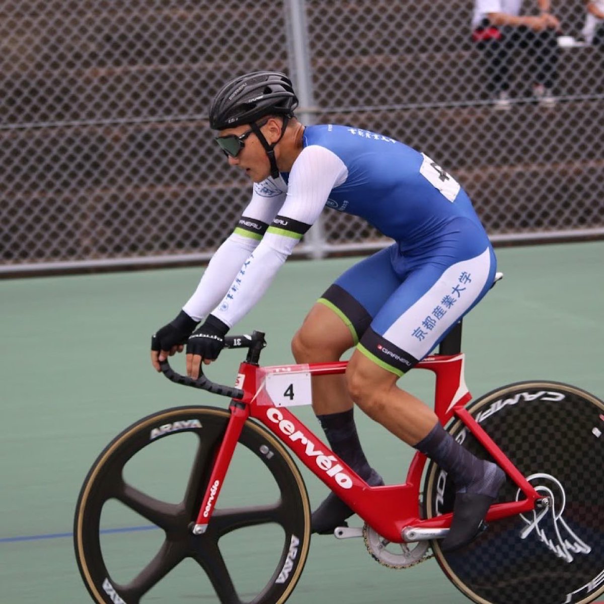 Yachikenta0706's tweet image. 全日本トラック

スクラッチ　優勝
マディソン　6位

大学で初タイトルを獲得できました。
マディソンは散々な結果に終わり、ペアで改善点が見つかり細部のミスを無くすことが今後の試合に生きてくると感じました。

#GNLab
 #essential2
 #WAKOS
 #csdesignworks 
#kyototoyota 
#yamatokogyo