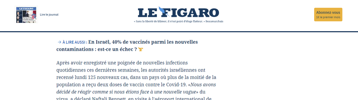 DIMENSION_YT's tweet image. 🔸 Petit thread sur pourquoi 40% des nouveaux cas en Israël sont des gens vaccinés 🔸

⬇️⬇️⬇️