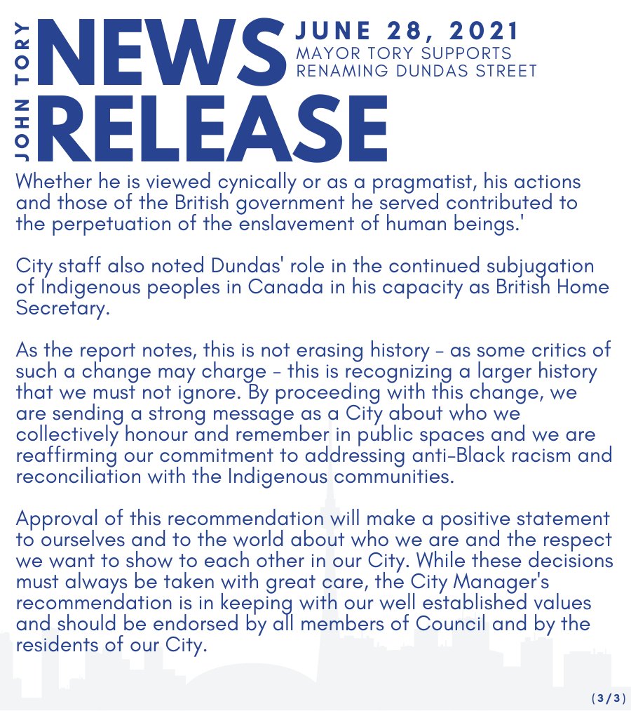 John Tory tweet media