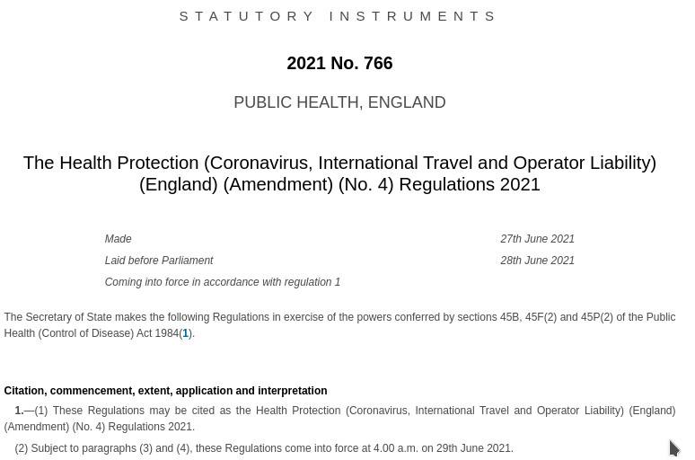 Future_Not_Set's tweet photo. ⚽️ A broader definition of #UEFA #Euro2021 'limited exemption' will come into power on *29th June at 0400*.

So long as the 'attendee' has been accredited, a ticket, &amp; goes straight to the stadium &amp; back to the airport from the event - they're exempt from Regulations 🤡 https://t.co/yFMdOfsul3