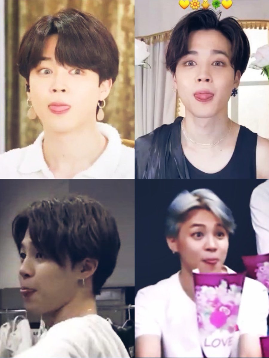 gajaaegiyagaja's tweet photo. when jimin goes blep, his eyes become puppy eyes 🥺 https://t.co/mMb2rfHi7P