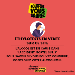 #securiteroutiere
L'obligation de mise en vente d'éthylotests dans les débits de boissons alcoolisées entre en vigueur le 1er juillet 2021.
Vous allez dorénavant trouver dans les points de vente de boissons alcoolisées ce type d'images.
➕d'infos : manche.gouv.fr/Actualites/Sec…