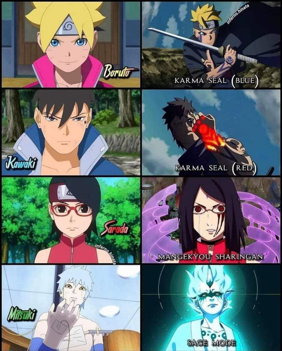 Sasrada uchiha Boruto Uzmaki karma seal jogan Mituski