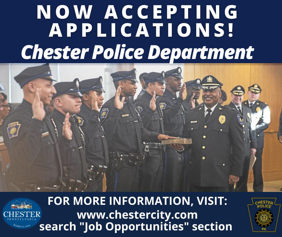 * Hiring! Chester Police Department * ocv.im/mRWqRAU