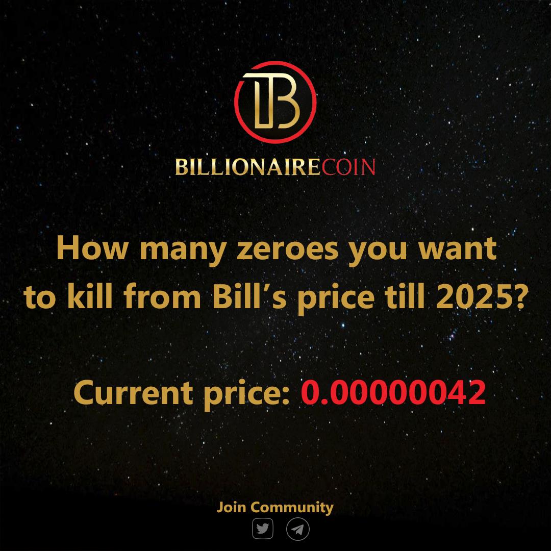 Billionaire Coin Billcoin Twitter Billionaire Coin Billcoin Twitter