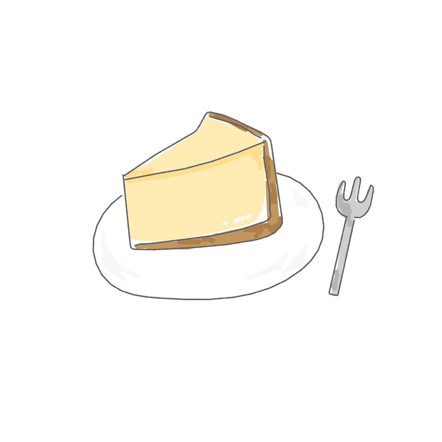 いち チーズケーキ イラストのテイスト変えてみた イラスト ゆるいイラスト 1日1絵 イラスト好きさんと繋がりたい イラスト好きな人と繋がりたい イラスト初心者 チーズケーキ ケーキ T Co Jxr6x3i7st Twitter