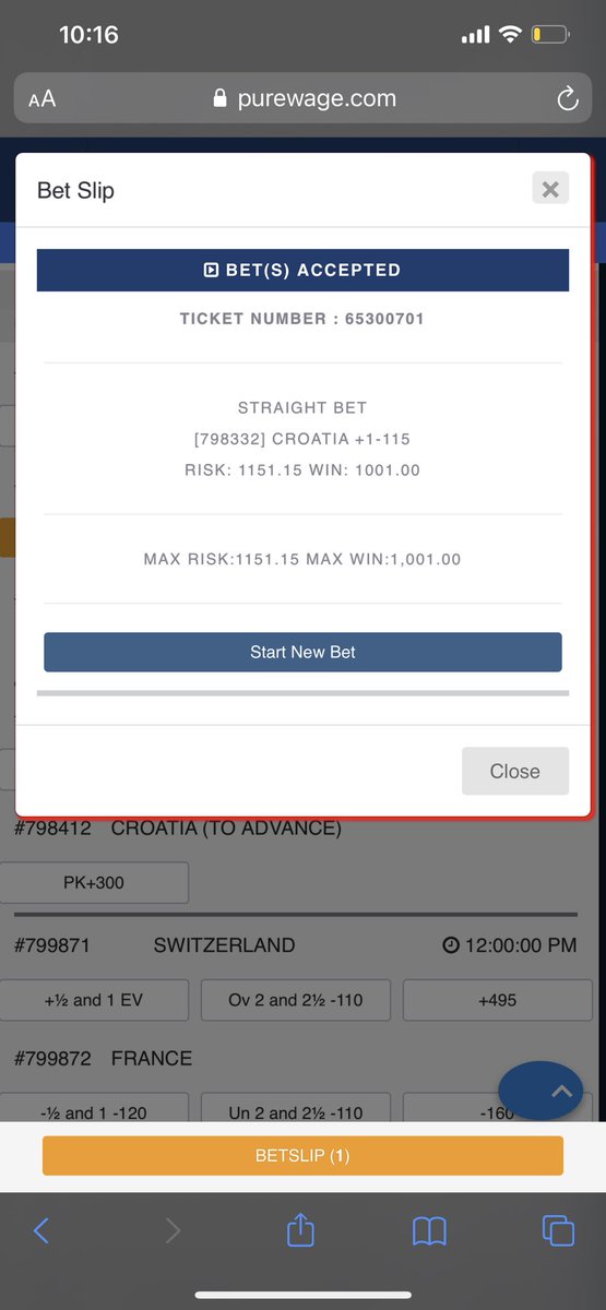 TooCapper's tweet image. Croatia +1 2U #GamblingTwitter