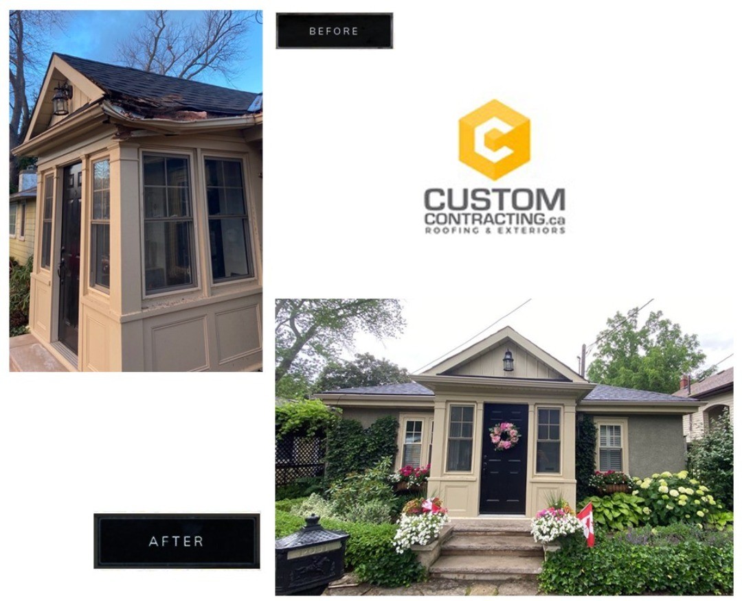 Recent storms have brought about property damages in the area. Give us a call for a free quote today! #customerservice #customcontractinginc #customhomes