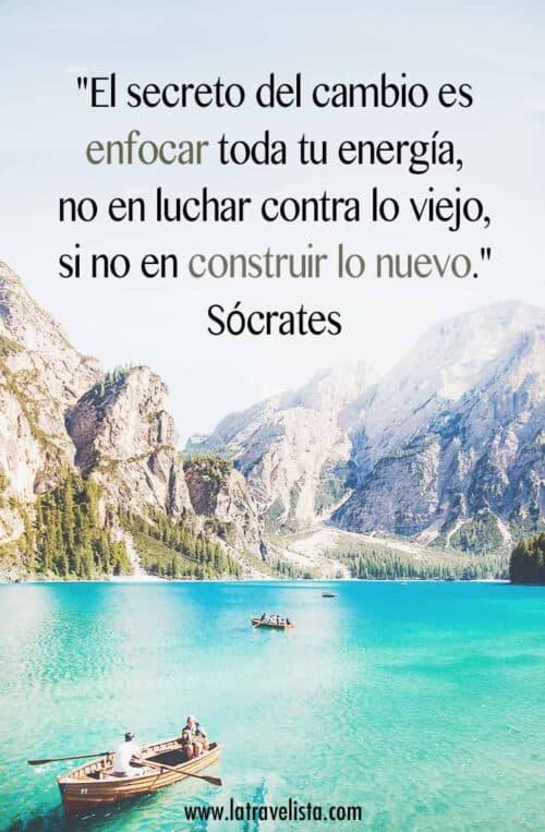 El secreto del cambio es enfocar toda tu energía, no en luchar contra lo viejo, si no en construir lo nuevo. ☀️❤️🙏🌸🌸