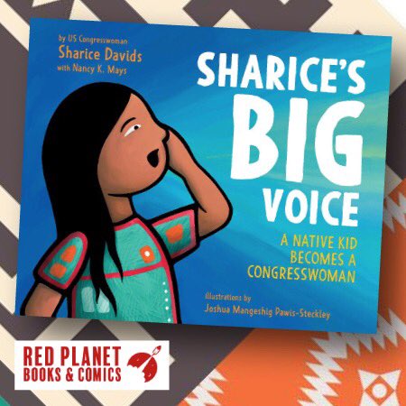 ATCGBooksComics's tweet image. Only a few more days for the Pride Month Special! Get our CHILDRENS’ SHOWCASE book “Sharice’s Big Voice” by U.S Rep. Sharice Davids for 20% OFF w/ promo code PRIDE21 ‘til midnight Wednesday — redplanetbooksncomics.com/products/shari…

#KidsLit #PrideMonth #NativeLit #LGBTQIA2SLit #DiversityInLit