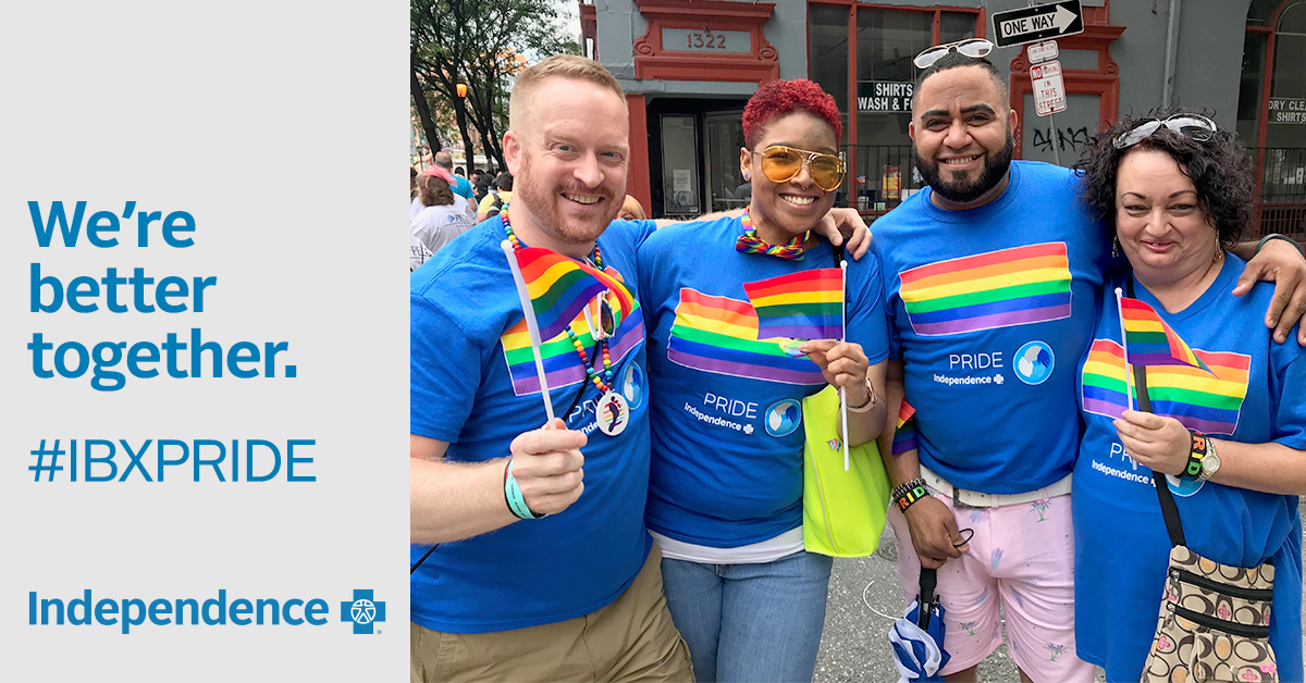 IBX's tweet photo. Through advocacy and support, allies help turn “them” into “us,” by encouraging individuals to be themselves, and championing equality. #IBXPRIDE #pride https://t.co/PW3sVq7Jhm