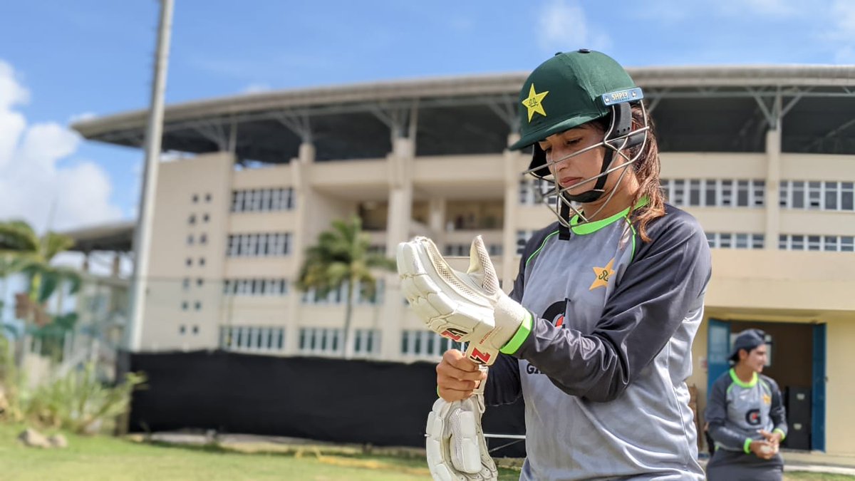 TheRealPCB's tweet image. 📸 Snaps from our women's second practice session at Sir Vivian Richards Stadium in Antigua

#BackOurGirls | #HarHaalMainCricket