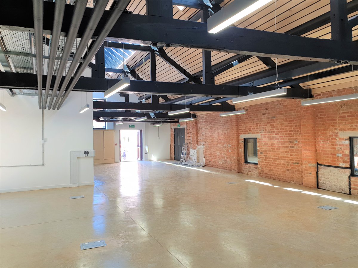 SECElectrical's tweet photo. We have recently been working alongside Stepnell to deliver the Electrical Installation at Northampton's state-of-the-art Vulcan Works Creative Hub. 

Here are a few photos of the recent practical completion works!

#vulcanworks #northampton #electricalcontractors #enterprizezone https://t.co/gM7nz1oJIu