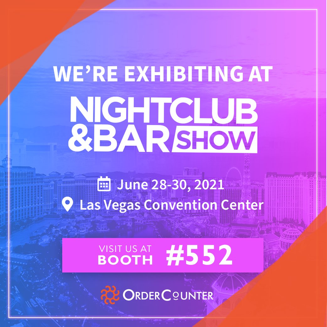 OrderCounter's tweet photo. It's time to get back to business! Serve drinks fast while controlling liquor costs. See what's NEW and NxT in the bar & restaurant industry at Nightclub & Bar Show June 28-30 in Las Vegas.
We'll be in booth 552. #Nightclubandbarshow #BarTechnology #HybridPOS https://t.co/PbfAhQC50W