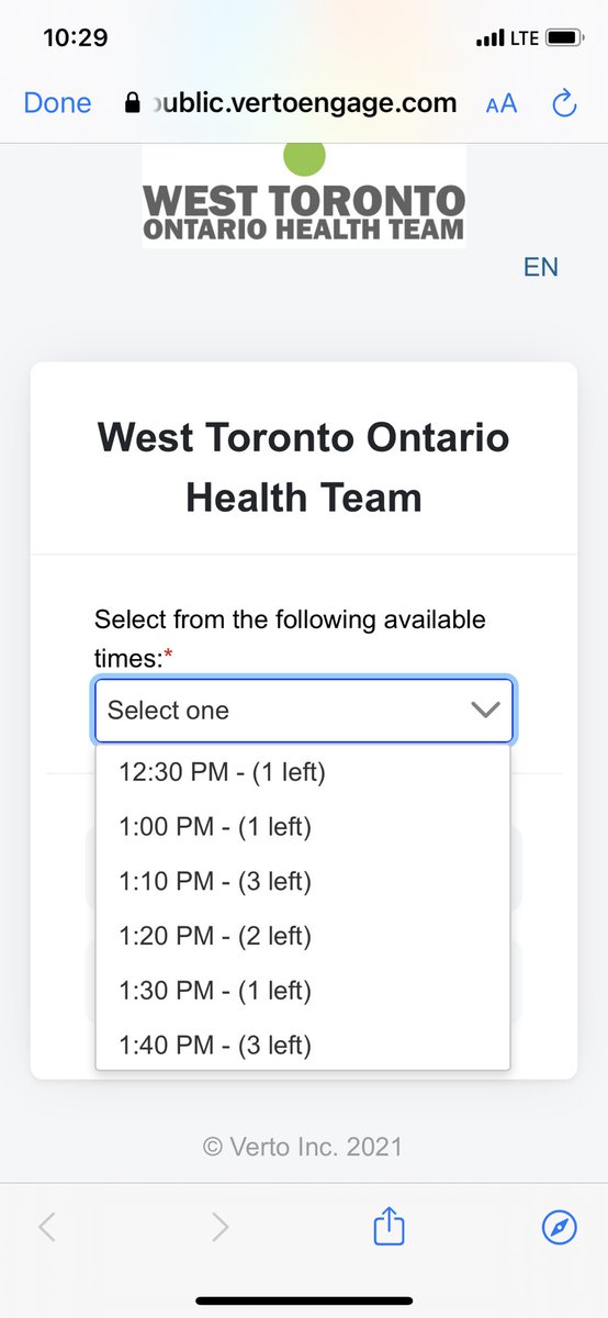 TorontoVaccineFinder tweet media