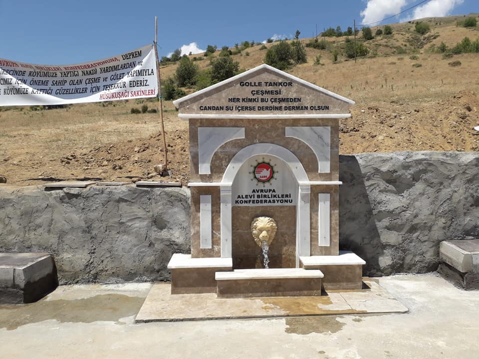 (Depremden etkilenen Bölükkaya Köyü’nde yaptırılan çeşmenin açılışı yapıldı) ALEVİLERİN SESİ DERGİSİ - is.gd/EXhj2p