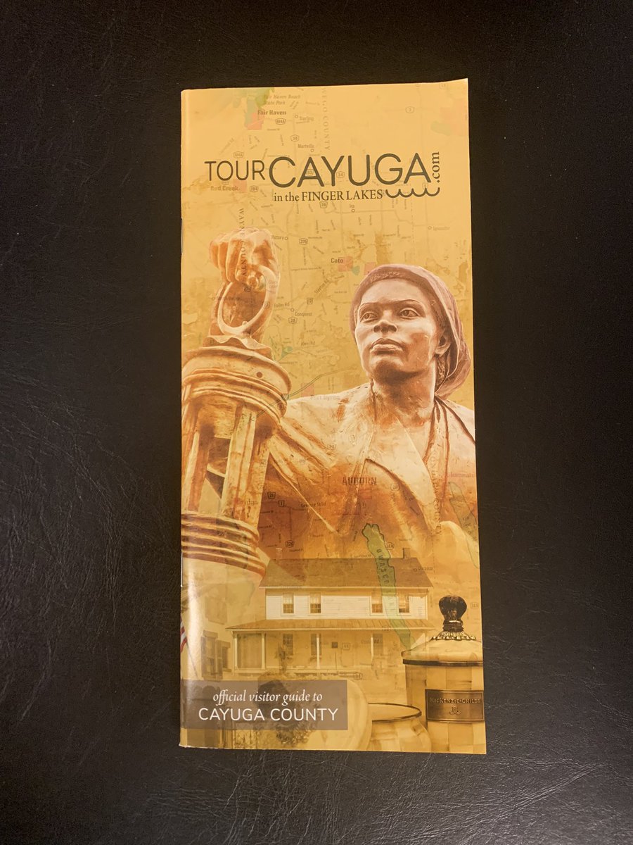 Check out this new @Cayuga_Tourism guide featuring #harriettubman ! Pick one up off of our display and set up to visit this historical and adventurous destination! #lakelife #tourcayuga #cayugacounty #harrietslegacy