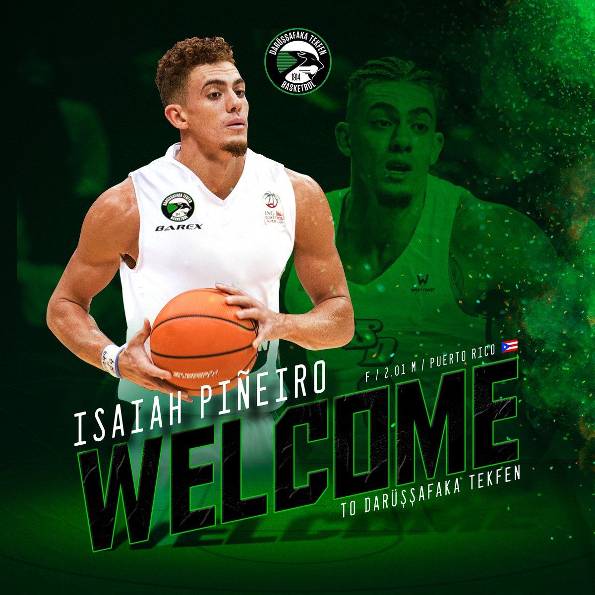 dackabasket's tweet photo. 📝Isaiah Piñeiro Darüşşafaka Tekfen’de 🤝@Red_Pineiro
#WelcomeIsaiah

🔗https://t.co/OjPw5BvFYv https://t.co/7eJxJfYyhx