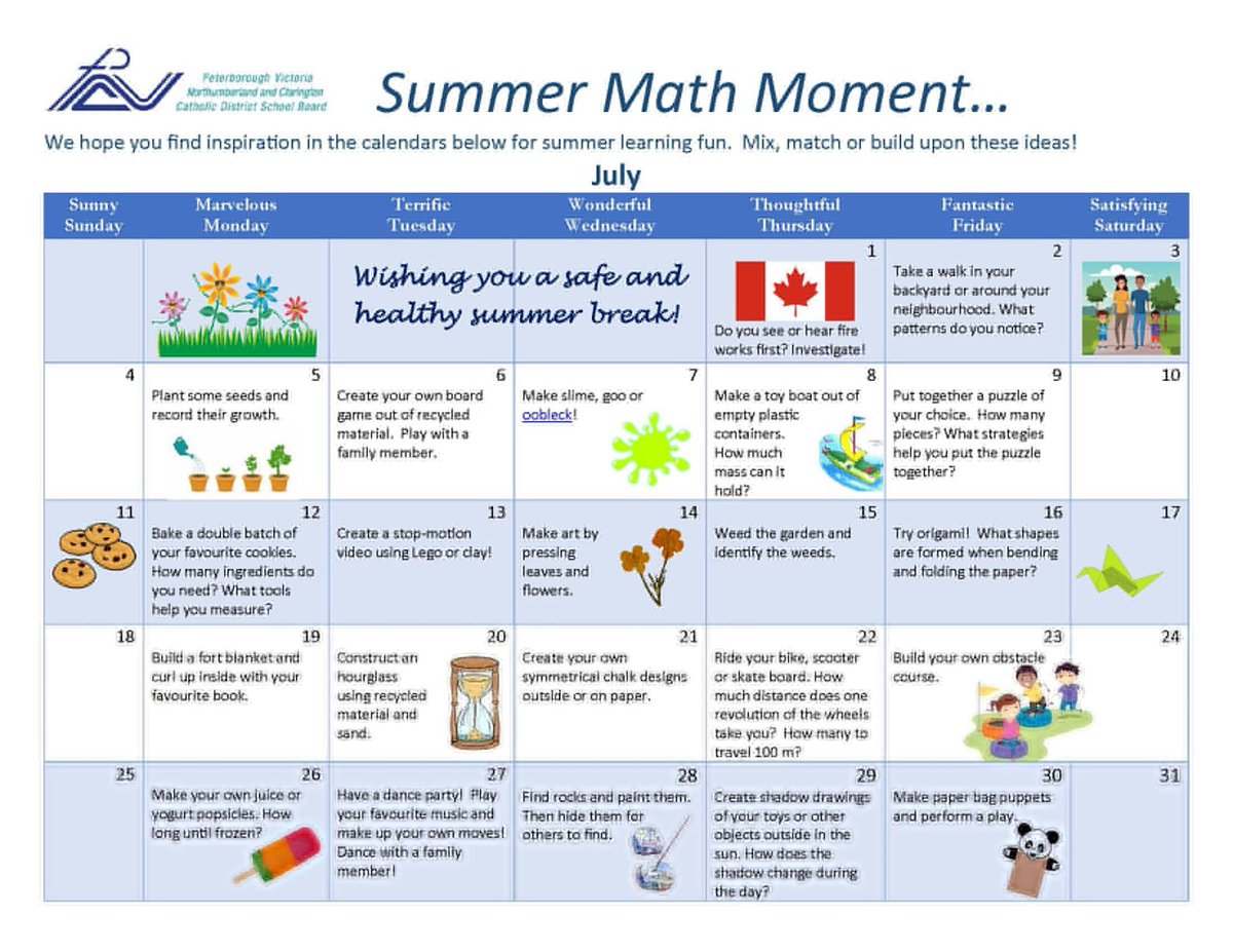 StCatPVNC's tweet image. Here is the Summer Math Moment! #pvncleads #pvnclearns #mathmoment #fun @TeacherDrSarah