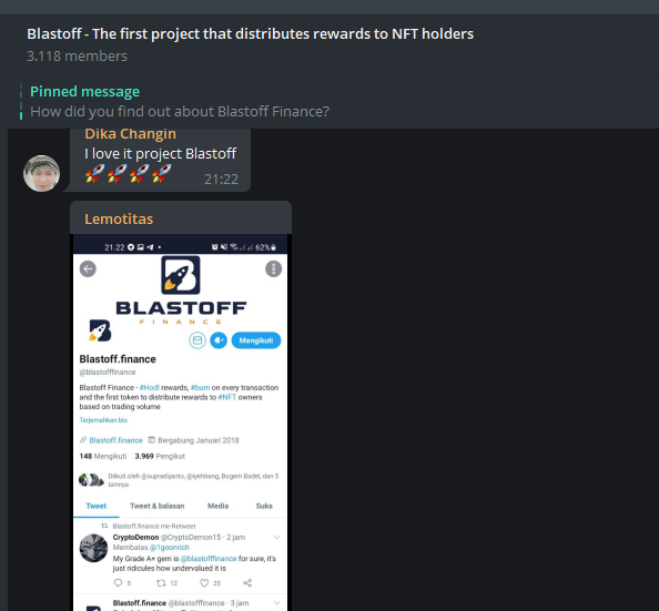 MayoriMerlina's tweet photo. @blastofffinance 0x1002dfd25B28F02cF0f462014E458F8cC58E69Fa https://t.co/PaLzxxJgRS