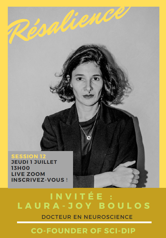 dip_sci's tweet photo. 📢For our French-speaking friends. This Thursday 1 July at 1pm, Laura-Joy Boulos is the guest of #Resalience. She will be interviewed by Assia Asrir to present @dip_sci. Get your zoom invitation here : https://t.co/ydbHMilFlR
#OpenScience https://t.co/QrzGis6a8L