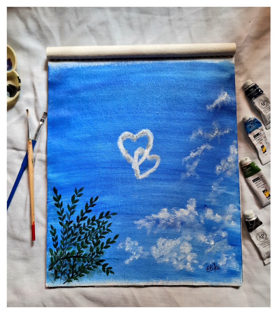 Etikaprasad's tweet photo. How sweet to be a cloud.
Floating in the blue!
#art #ArtistOnTwitter #painting #acrylicpainting #acryliccloud #sky #BlueTwitter #artistsupport https://t.co/CwjessqTql