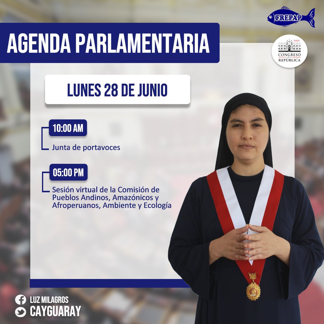Les comparto las actividades en las que estaré participando hoy lunes 28 de junio:
