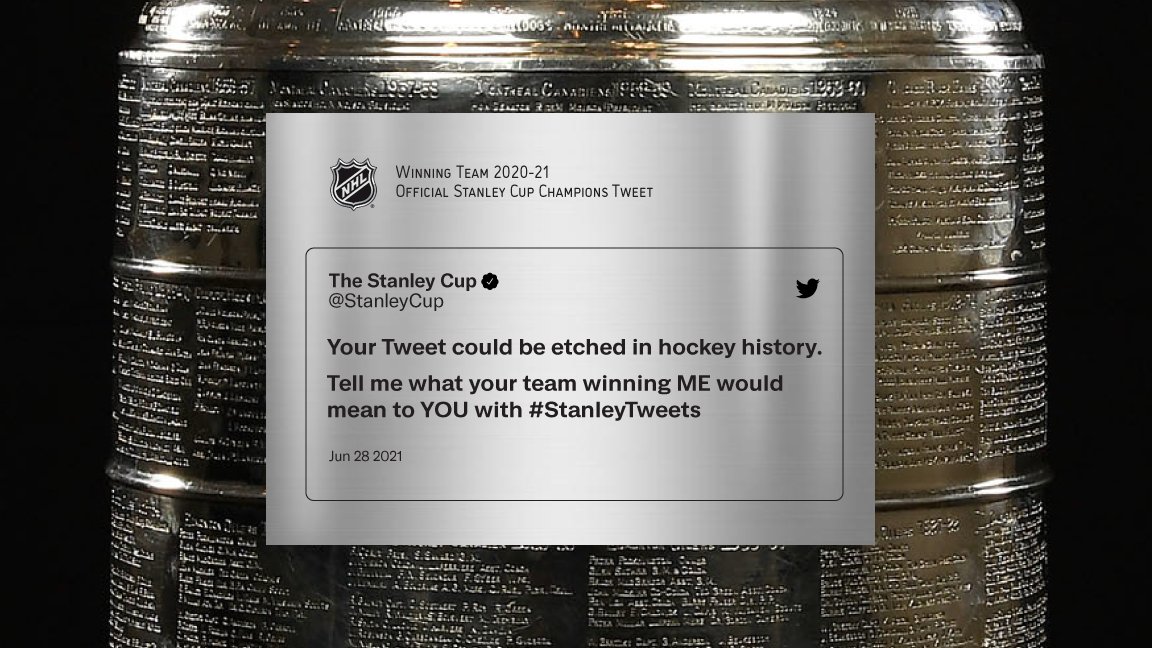 The Stanley Cup (@StanleyCup) / X